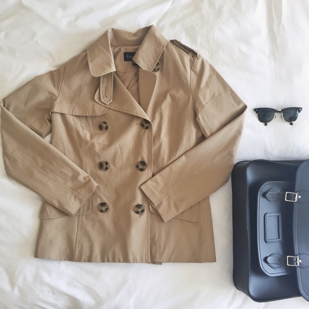 Forever 21 Short Trench Coat